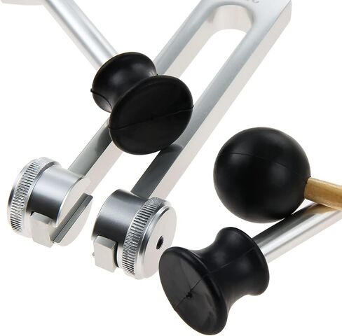 Tuning Forks for Healing Set (128Hz, 256Hz, 512Hz)–Medical Grade Sound Healing Instruments for Chakra, Yoga, and Meditation (Gold) in Saudi Arabia