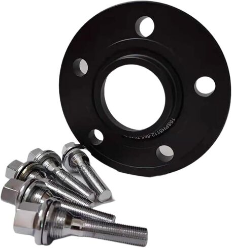 فاصل العجلات مجموعة 5x108 Hubcentric 65.1 محول الألومنيوم 15 20 مم متوافق مع Citroen PeugeoDORES BOLD ： M12X1.25 (1PCS 15MM) in Kuwait