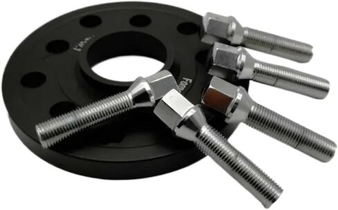 فاصل العجلات مجموعة 5x108 Hubcentric 65.1 محول الألومنيوم 15 20 مم متوافق مع Citroen PeugeoDORES BOLD ： M12X1.25 (1PCS 15MM) in Kuwait