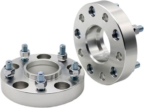 2Pieces 15/20/25/30/40/50/60mm PCD 5x114.3 CB 60.1mm Wheel Spacers Adapter Suit 5 Lugs Compatible for Toyota Universal Series Car(2PCS 20mm) in Saudi Arabia