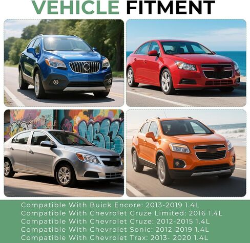 طقم غطاء صمامات الصمامات المنوع المقبول متوافقة مع شيفروليه كروز سونيك تراكس تتبع Volt Buick Encore 1.4L 2011-2021 استبدال 615-380 55573746 25193343 25198498 25200449 55577314 in Kuwait