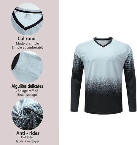 Custom Goalkeeper Jersey for All Ages - Quick-Dry Breathable Goalie Shirt with - Adults/Kids/Teens in Saudi Arabia