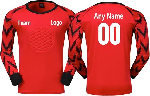 Quick-Dry Breathable Goalie Soccer Jersey for All Ages - Custom Goalkeeper Jersey Sports Shorts - Adults/Kids/Teens in Kuwait