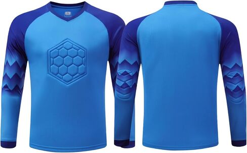 Customized Football Goalkeeper Suit Set, Goalkeeper Football Shirt, Goalkeeper Uniform, Quick Drying and Breathable in Kuwait