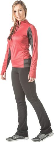 Farm Blue Women's Quarter Zip Lightweight Sang-Resistant Long Sleeve Pullover in Kuwait