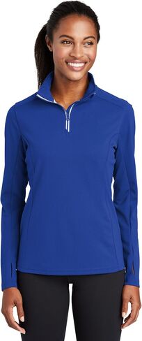 SPORT-TEK Women's Sport-Wick Textured 1/4-Zip Pullover LST860 in Saudi Arabia
