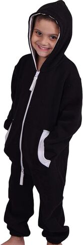 Girls Boys Fleece Overall All in One Jumpsuit New Age 5 6 7 8 9 10 11 12 13 Years in Saudi Arabia