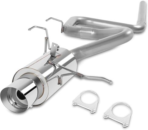 سلالة السيارات 4 بوصات مستديرة طرف كاتم الصوت طرف catback catback نظام التوافق مع 2001-2006 كرايسلر PT Cruiser 2.4L in Kuwait