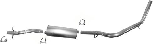 Exhaust System Muffler Tail Pipe Replacement Parts For Dodge 2000 2001 2002 2003 Dakota 3.9L Quad Cab 4X4 in Kuwait