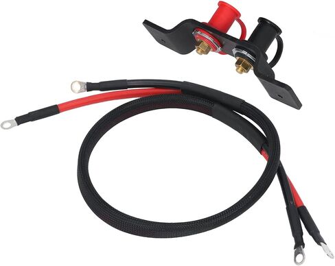 Battery Jump Post 3/8in M10 Terminal Charging Relocation Kit Replacement for Can Am X3 2 4 Seats Polaris RZR UTV ATV Trucks Trailers Tractor Mower Boat Made of Copper Rubber in Saudi Arabia