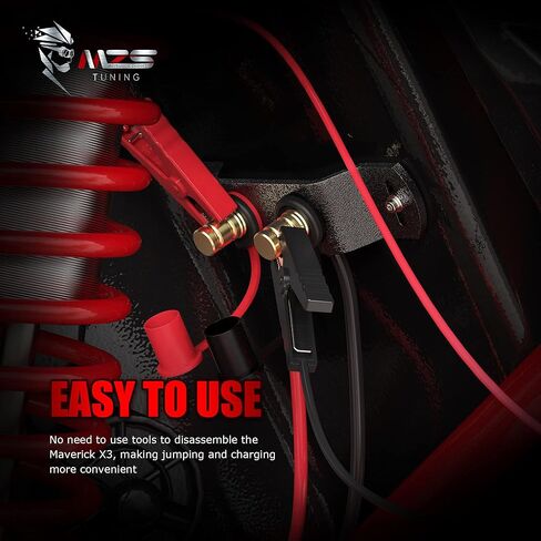 MZS Battery Relocation Kit, Remote Battery Terminals Changing Jump Post Cable and Bracket Universal Compatible with X3 RZR UTV ATV Trucks Car RV Tractor Trailer Boat in Saudi Arabia