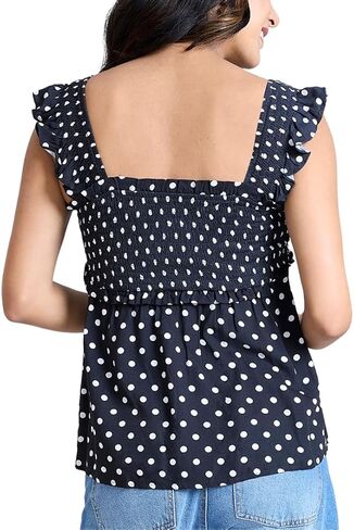 أمومة الولادة الولادة ، والنساء البابيت بلا أكمام ، دبابة الحمل peplum peplum مع تفاصيل الكشكشة in Kuwait