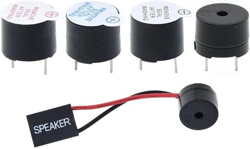 10pcs 3V 5V 12V Active Active Alarm Buzzer 9 * 5.5mm Mini Piezo Buzzer DIY Electronic Justronic 0905 (صراخ سلبي) in Kuwait