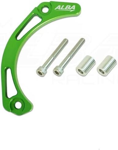Alba Racing Billet Case Saver in Green Compatible for Kawasaki KFX 400 in Saudi Arabia