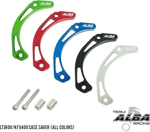 Alba Racing Billet Case Saver in Green Compatible for Kawasaki KFX 400 in Saudi Arabia
