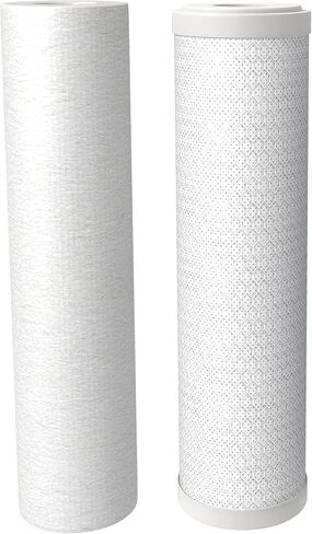 AquaticLife 10-Inch Sediment, Carbon Block and Carbon Plus Chloramine Water Filter Replacement Cartridge Kit for RODI System Reverse Osmosis Deionization Filtration Unit in Saudi Arabia