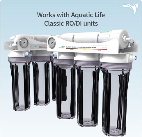 AquaticLife 10-Inch Sediment, Carbon Block and Carbon Plus Chloramine Water Filter Replacement Cartridge Kit for RODI System Reverse Osmosis Deionization Filtration Unit in Saudi Arabia