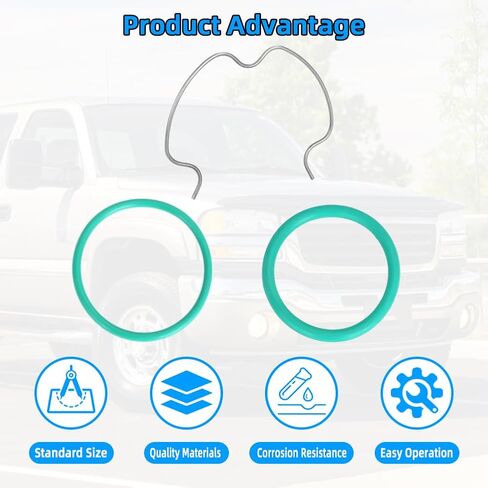 لعام 2006-2016 Duramax 6.6L مقطع خرطوم الرادياتير السفلي ومجموعة الختم in Kuwait