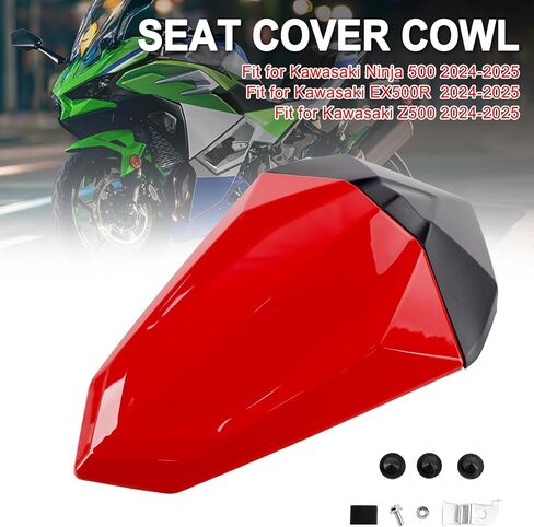 الذيل الخلفي المقعد الخلفي هدية طربى البقر من أجل كاواساكي نينجا 500 ex500r Z500 2024-2025 مات بلاك in Kuwait