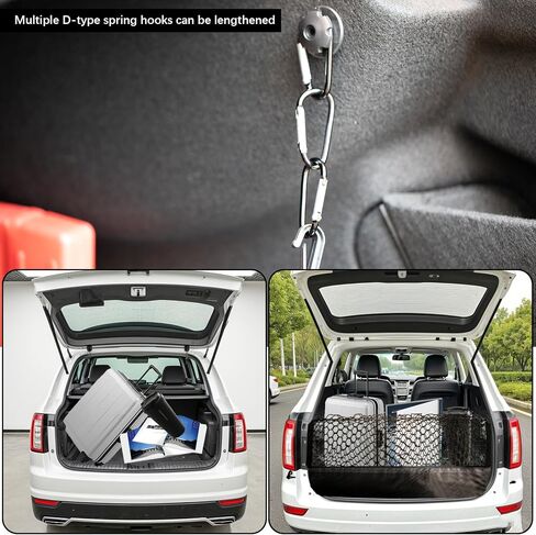 Trunk Car Tailgate Netting Compatible with Cadillac Escalade,Chevrolet Chevy Suburban,GMC Yukon XL Denali SLE SLT AT4 New 2015-2025 Envelope Style Cargo Net(XL Code) in Kuwait