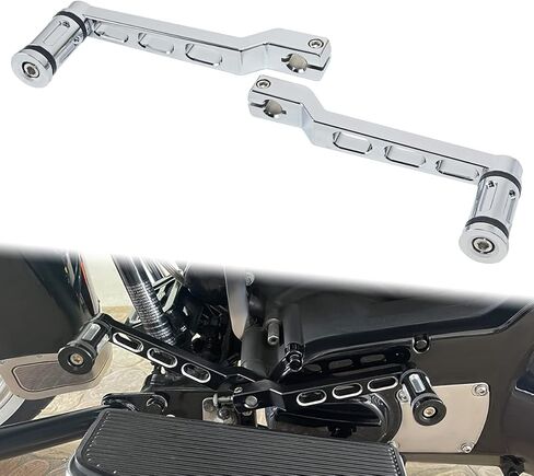 Heel Toe Shift Pegs, Aluminum Front+Rear Levers w/Shifter Pegs for Harley 1986-2017 FL Softail,1988-2023 Touring Road King Road Glide Street Glide Electra Glide and 2008-2023 Trike Black in Kuwait