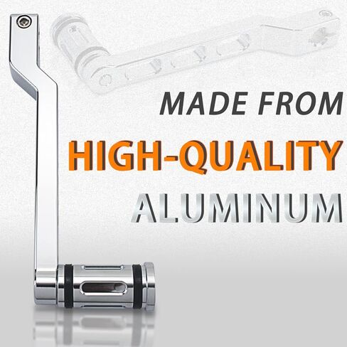 Heel Toe Shift Pegs, Aluminum Front+Rear Levers w/Shifter Pegs for Harley 1986-2017 FL Softail,1988-2023 Touring Road King Road Glide Street Glide Electra Glide and 2008-2023 Trike Black in Kuwait