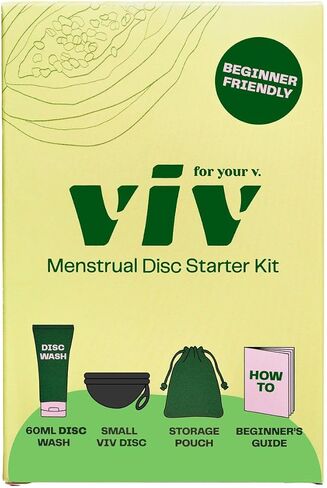VIV لـ V Small-Medium Medium Nottrual Disc ، تدفق ثقيل ، إزالة الجذعية السهلة ، البديل الناعم لأسلوب الحياة النشط ، ارتداء مريح لمدة 12 ساعة ، كوب من السيليكون الطبية القابلة لإعادة الاستخدام in Kuwait