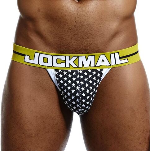 jockmail mens jockstrap للرجال شبك الملابس الداخلية المتنفس Thong G-String لصالة الألعاب الرياضية والتدريب والركض in Saudi Arabia