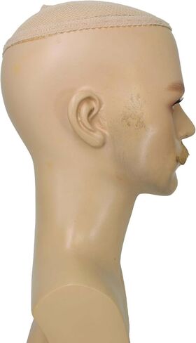 Human Hair Mustache for Men's Cosplay and Theatrical Use in Saudi Arabia
