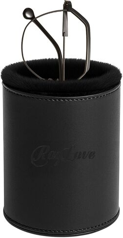 Glasses Holder for Nightstand, Plush Lined Leather Eyeglass Holder Stand Case, Anti-scratch Glasses Stand Holder in Kuwait