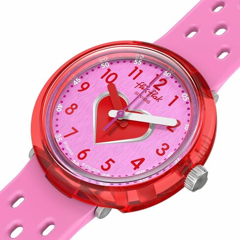 Flik Flak Girl Watch Casual Pink Bio-sourced Quartz Fizz in Pink in Saudi Arabia