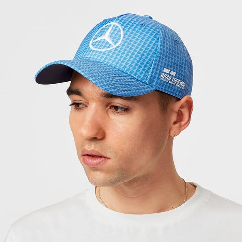 Mercedes AMG Petronas Formula One Team - 2023 Lewis Hamilton Driver Hat - Denim Blue - للجنسين - الحجم: حجم واحد in Kuwait