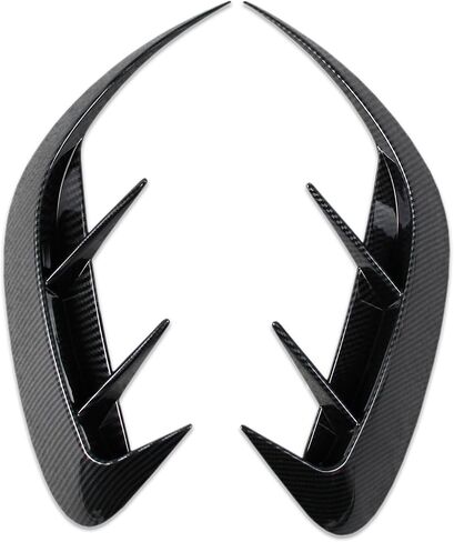 for Mercedes-Benz New GLC GLC300 X254 AMG Line 2023 2024 2025 Rear Side Fender Vent Air Outlet Bezel Cover Trims Carbon Fiber Pattern in Saudi Arabia