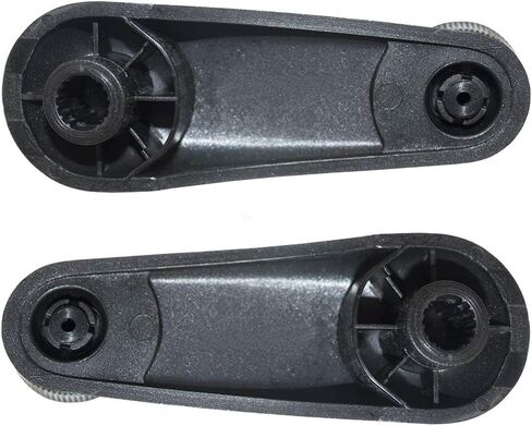 Brock Replacement Driver and Passenger Side Black Manual Window Crank Handles Set Compatible with 1999-2020 Silverado/Sierra & 2000-2014 Tahoe/Suburban/Yukon/Yukon XL & 2007-2013 Avalanche in Saudi Arabia