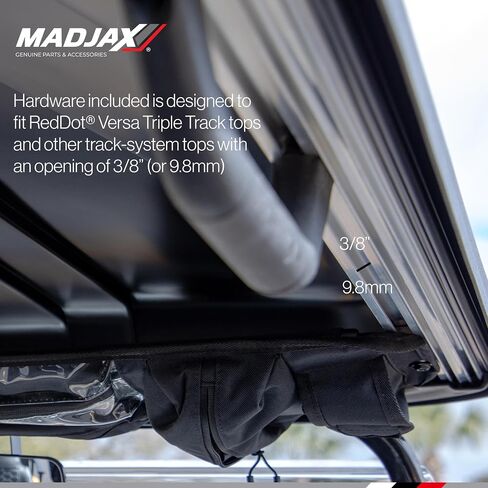 Madjax Universal Golf Cart Soft Grab Handle | الانتهاء من المطاط الأسود المرن مع قبضة على الطرق الوعرة | متوافق مع Club Car و Ezgo و Yamaha و Xseries مع Trops Triple Trips فقط in Kuwait