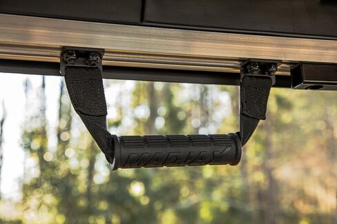 Madjax Universal Golf Cart Soft Grab Handle | الانتهاء من المطاط الأسود المرن مع قبضة على الطرق الوعرة | متوافق مع Club Car و Ezgo و Yamaha و Xseries مع Trops Triple Trips فقط in Kuwait