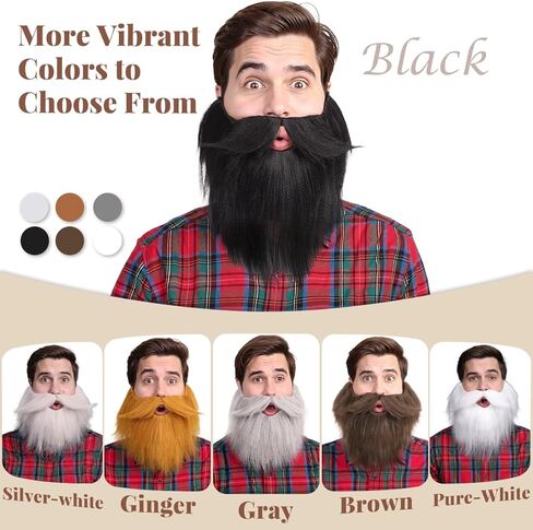 لحية هونكلود للرجال المزيفة المزيفة ل Cosplay وحفل أزياء الهالوين in Kuwait