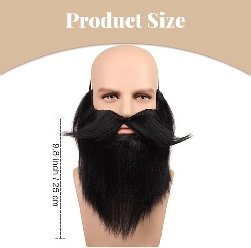 لحية هونكلود للرجال المزيفة المزيفة ل Cosplay وحفل أزياء الهالوين in Kuwait