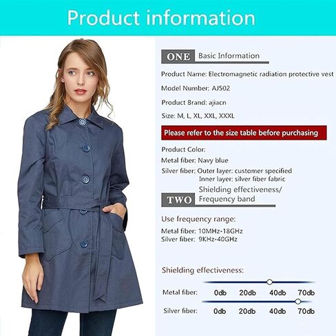 EMF حماية الإشعاع سترة المرأة حماية الإشعاع الزرة وملابس الأزياء أزياء الأزياء in Kuwait
