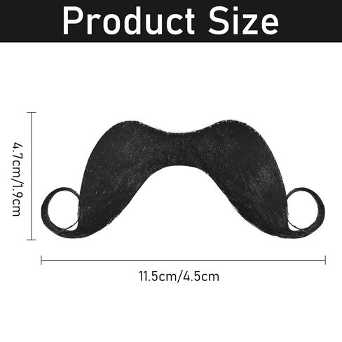 اللحية المزيفة Gygyl مع فرقة مرنة سهلة التآكل ، شارب مزيف ملحق أزياء شعر الوجه ، مستلزمات الحفلات الهالوين للرجال رماديًا والأسود in Kuwait