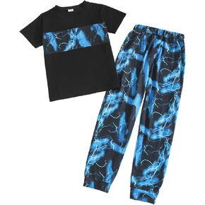 طفل طفل طفل ملابس هندسية ممنوعة ألوان الحظر أعلى الصيف سراويل طويلة 2pc مجموعة الصيف الزي in Kuwait