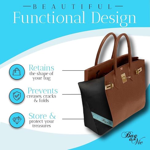 Bag -A -Vie Pass -Plow Pillow Insert - Fuxury Handbag Shaper Insert for Women's Poures - حقائب اليد المخصصة لمحفظة وسادة Birkin 30 in Kuwait