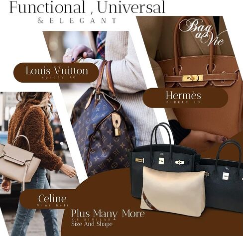 Bag -A -Vie Pass -Plow Pillow Insert - Fuxury Handbag Shaper Insert for Women's Poures - حقائب اليد المخصصة لمحفظة وسادة Birkin 30 in Kuwait