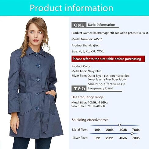 EMF حماية الإشعاع سترة المرأة حماية الإشعاع الزرة وملابس الأزياء أزياء الأزياء in Kuwait