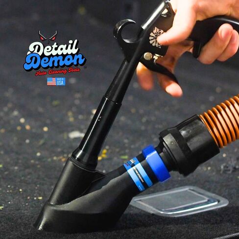 Detail Demon Air+Vac Auto Detailing Attachment Compatible with The Rag Company Air Blaster 2.0, Muti-Functional Air and Vacuum Attachment for Interior Car Detailing in Saudi Arabia