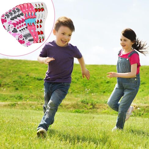 3 Pairs Shoe Insoles for Kids, Memory Sponge Shoe Inserts Trim to Fit Inserts, Replacement Multi-Colored Cushioning Insoles for Children and Toddler Spring Summer in Saudi Arabia