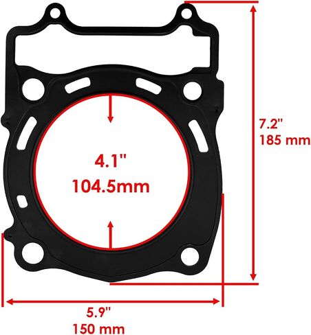 PowerSports Gasket ATV UTV دراجة نارية دراجات نارية كبوترات كبوتر من ياماها ولفيرين yxe70 4x4 2016 2017 2018 Mod-G-T54-5741 in Kuwait