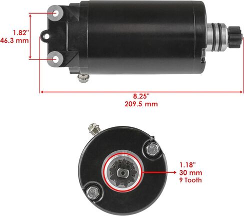 Caltric Starter and Drive Bendix متوافق مع Sea-Doo Rxt 215 2008 2010 in Kuwait