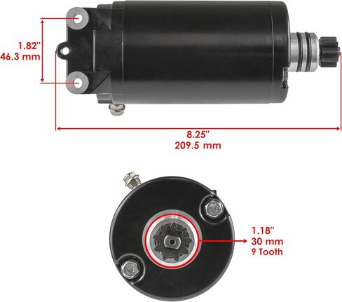 Caltric Starter and Drive Bendix متوافق مع Sea-Doo GTI 130 GTI 155 GTI 170 2009 2010 2011 2012-2021 in Kuwait