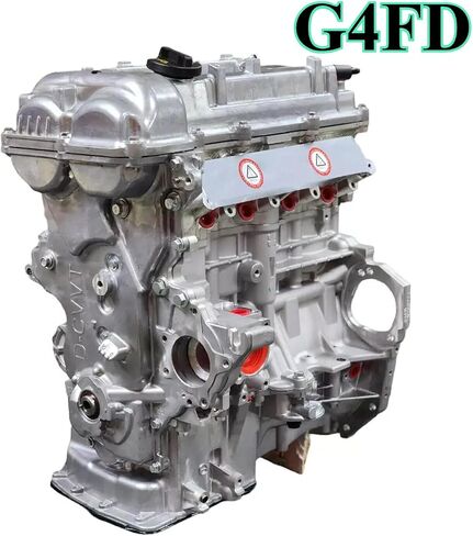 مجموعة محرك البنزين G4FD 1.6L 1591CC غاز طويل المتوافق مع Hyundai 2012-2017 Accent Veloster ، من أجل Kia Rio Soul 1.6L in Kuwait